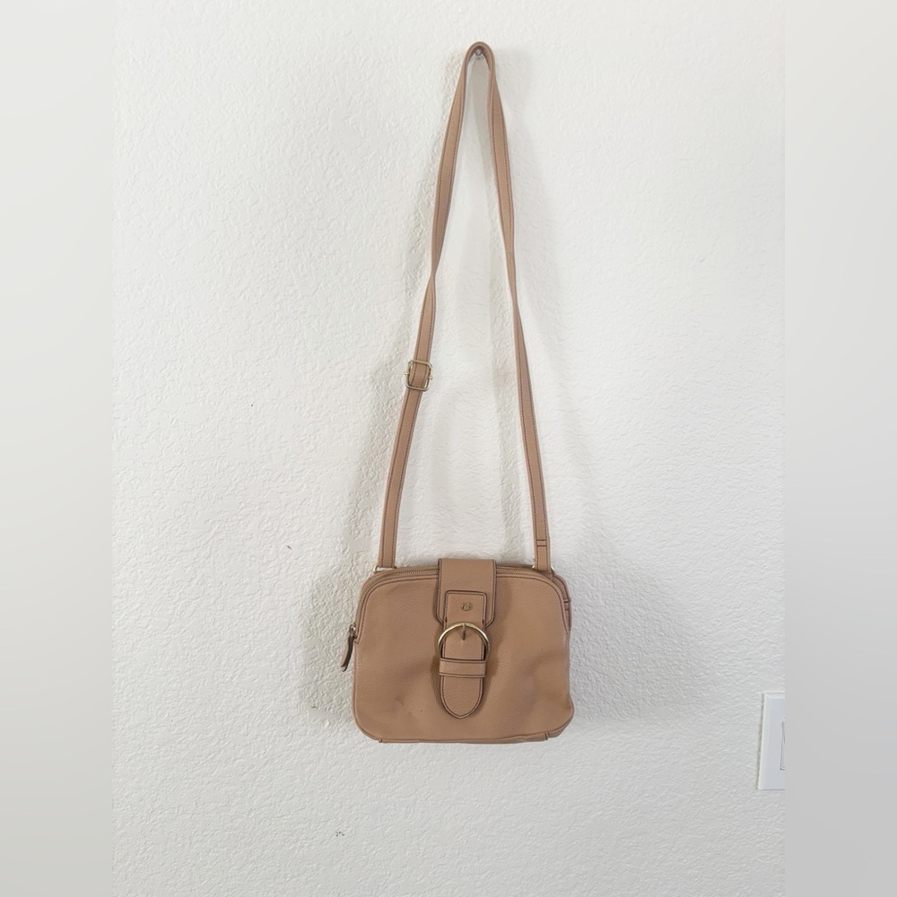 Elegant Tan Crossbody Bag